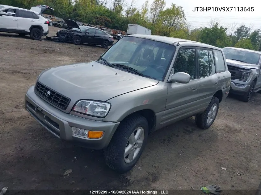 1999 Toyota Rav4 VIN: JT3HP10V9X7113645 Lot: 12119299