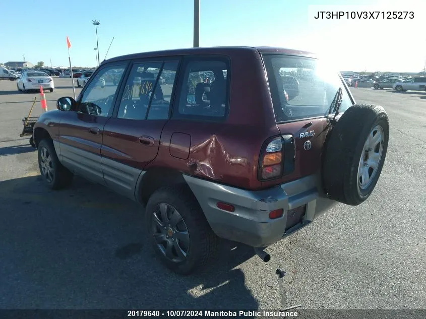 1999 Toyota Rav4 VIN: JT3HP10V3X7125273 Lot: 20179640