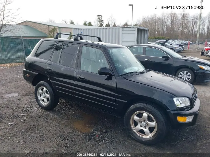 1999 Toyota Rav4 VIN: JT3HP10VXX7150980 Lot: 38766384