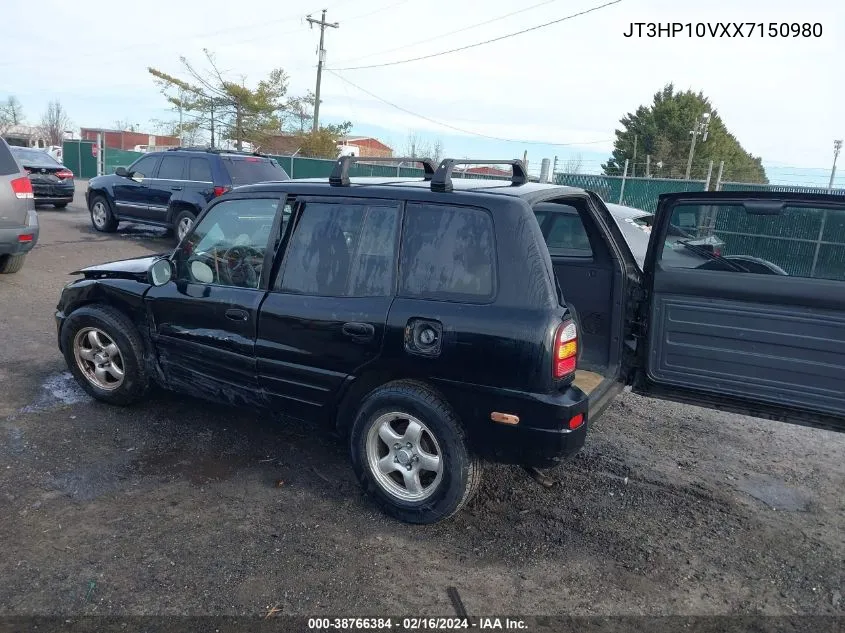 1999 Toyota Rav4 VIN: JT3HP10VXX7150980 Lot: 38766384