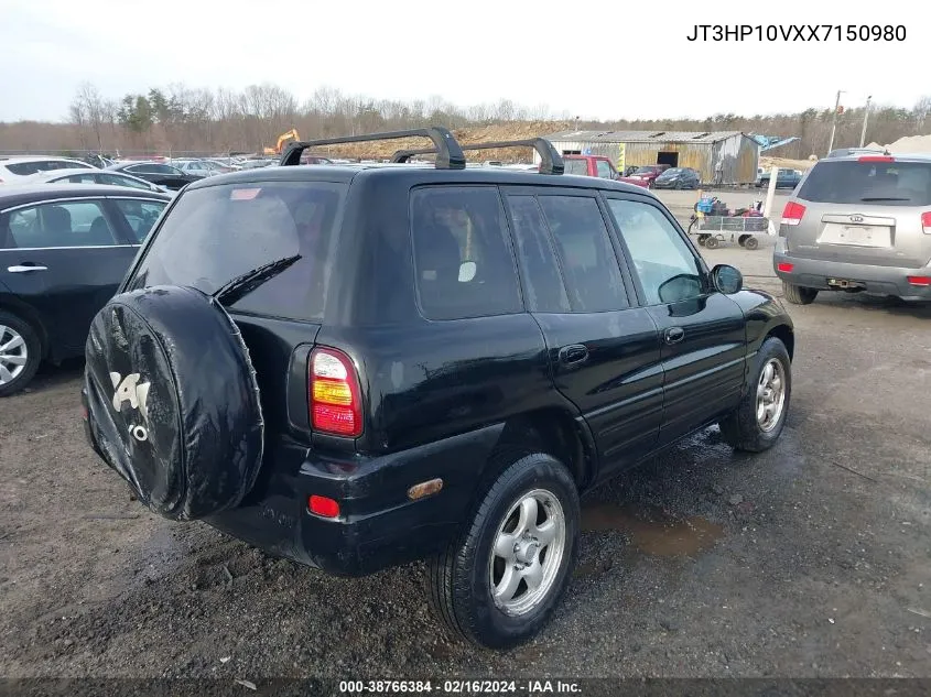 1999 Toyota Rav4 VIN: JT3HP10VXX7150980 Lot: 38766384