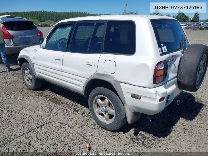 1999 Toyota Rav4 VIN: JT3HP10V7X7126183 Lot: 39704380