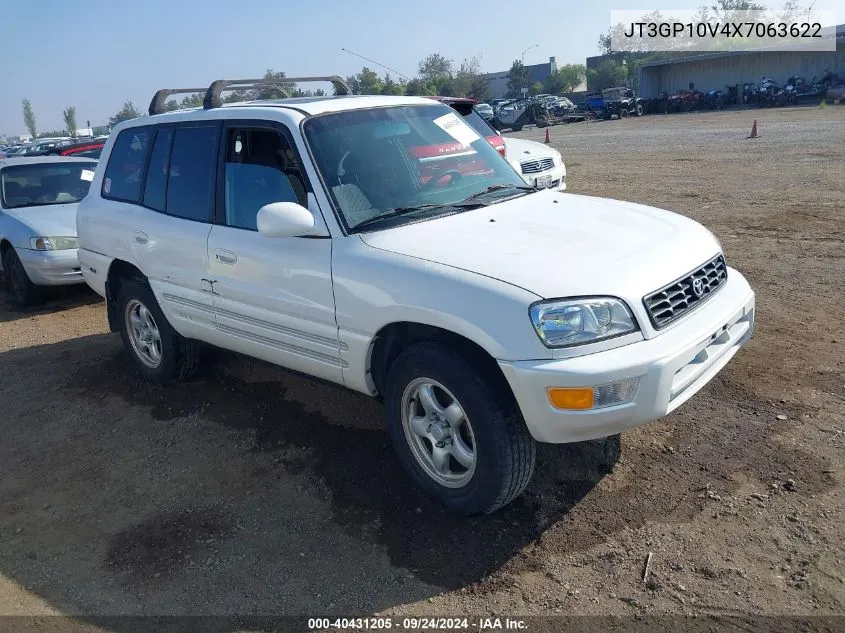 1999 Toyota Rav4 VIN: JT3GP10V4X7063622 Lot: 40431205