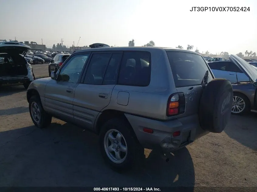 1999 Toyota Rav4 VIN: JT3GP10V0X7052424 Lot: 40617493