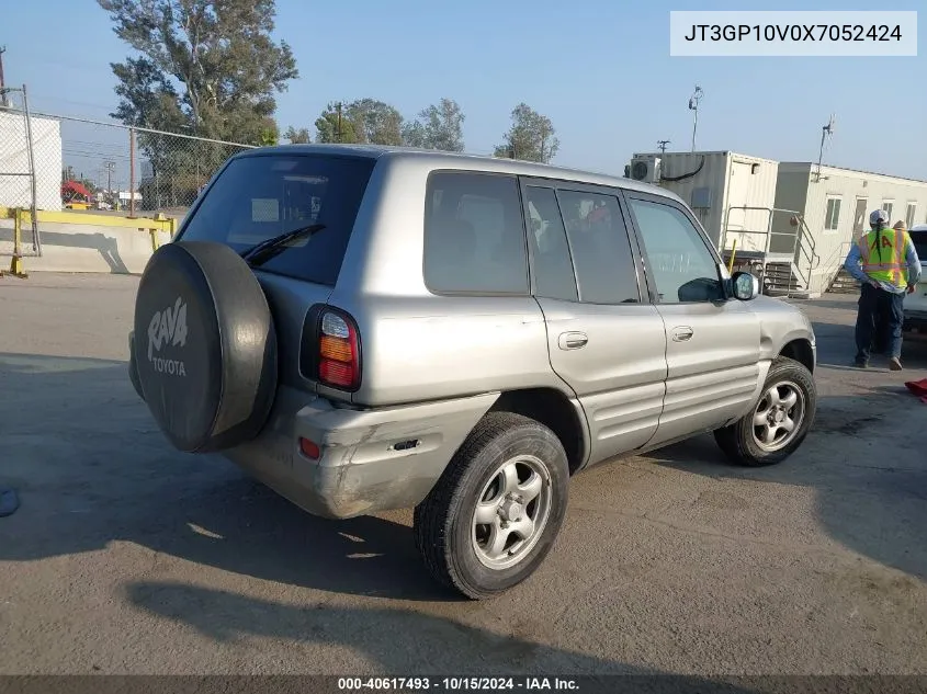 1999 Toyota Rav4 VIN: JT3GP10V0X7052424 Lot: 40617493