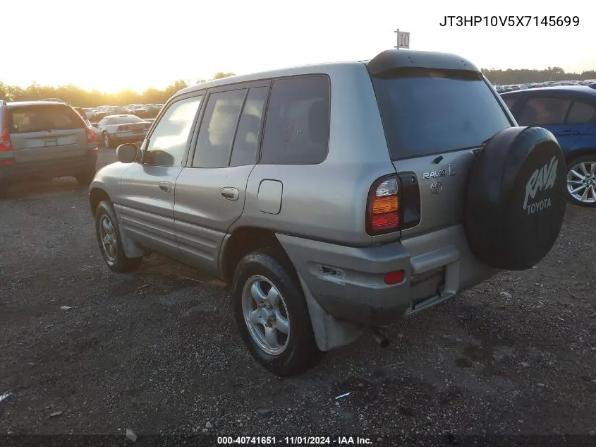 1999 Toyota Rav4 VIN: JT3HP10V5X7145699 Lot: 40741651