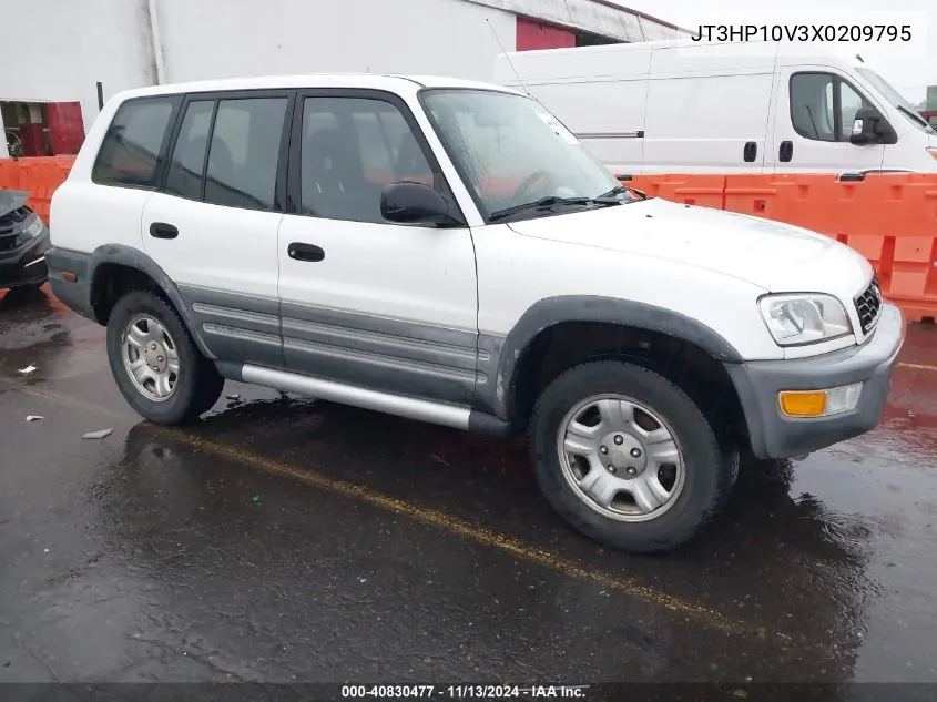 1999 Toyota Rav4 VIN: JT3HP10V3X0209795 Lot: 40830477