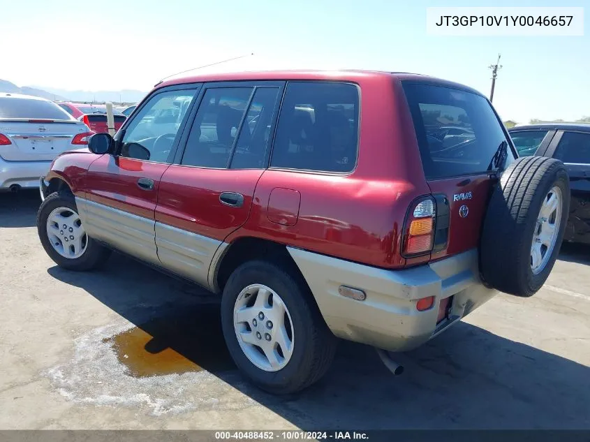 2000 Toyota Rav4 VIN: JT3GP10V1Y0046657 Lot: 40488452