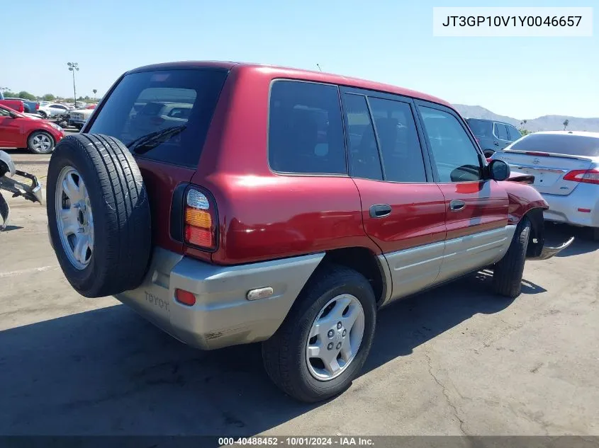 2000 Toyota Rav4 VIN: JT3GP10V1Y0046657 Lot: 40488452