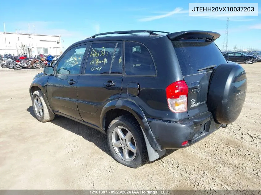 2001 Toyota Rav4 VIN: JTEHH20VX10037203 Lot: 12101387