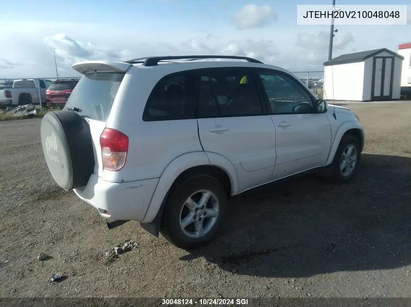 2001 Toyota Rav4 VIN: JTEHH20V210048048 Lot: 30048124