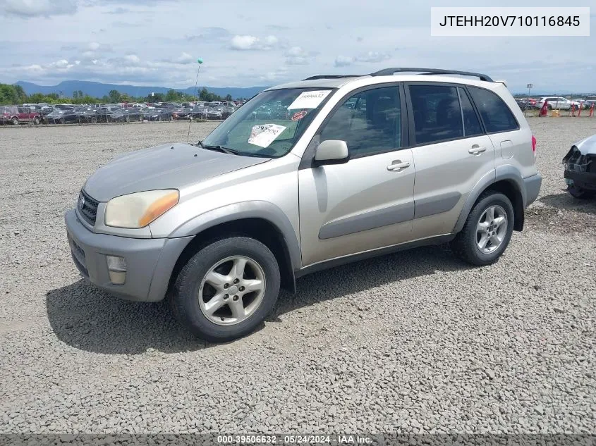 2001 Toyota Rav4 VIN: JTEHH20V710116845 Lot: 39506632