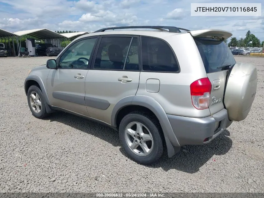 2001 Toyota Rav4 VIN: JTEHH20V710116845 Lot: 39506632