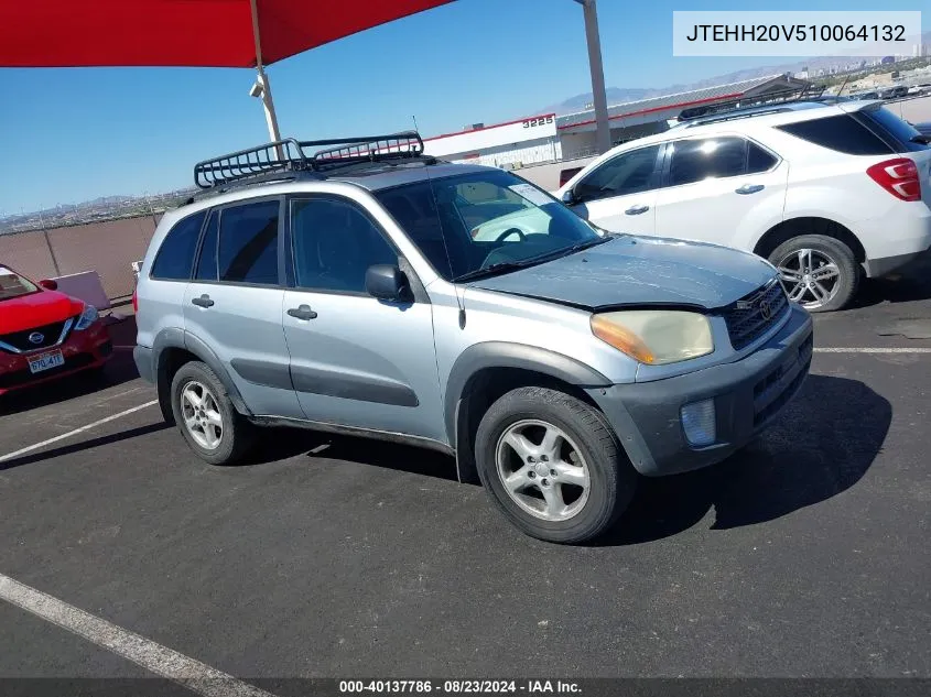 2001 Toyota Rav4 VIN: JTEHH20V510064132 Lot: 40137786