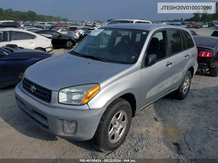 2001 Toyota Rav4 VIN: JTEGH20V010007090 Lot: 40165424