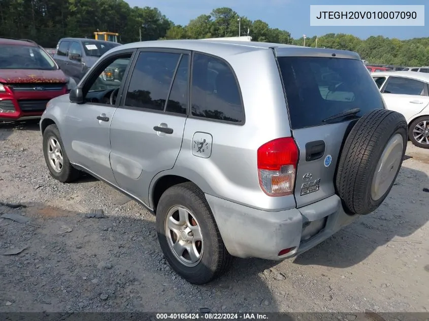 2001 Toyota Rav4 VIN: JTEGH20V010007090 Lot: 40165424