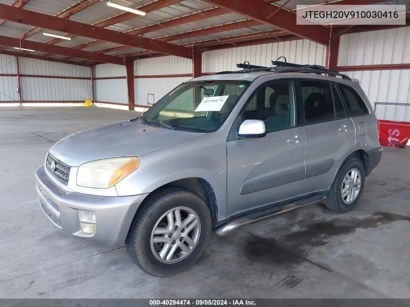 2001 Toyota Rav4 VIN: JTEGH20V910030416 Lot: 40294474