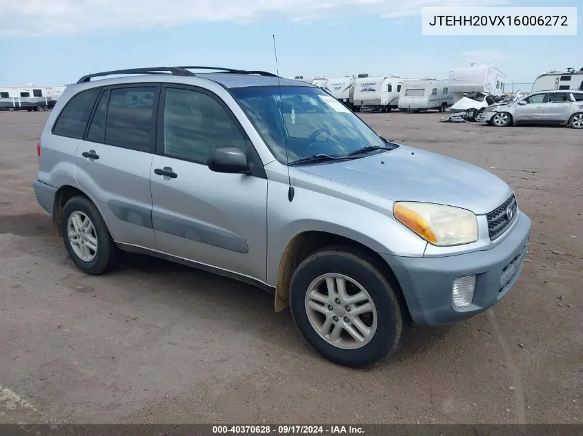 2001 Toyota Rav4 VIN: JTEHH20VX16006272 Lot: 40370628