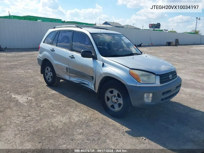 2001 Toyota Rav4 VIN: JTEGH20VX10034197 Lot: 40376738