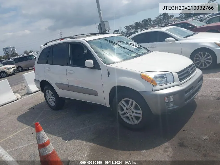 2001 Toyota Rav4 VIN: JTEGH20V210032766 Lot: 40390159