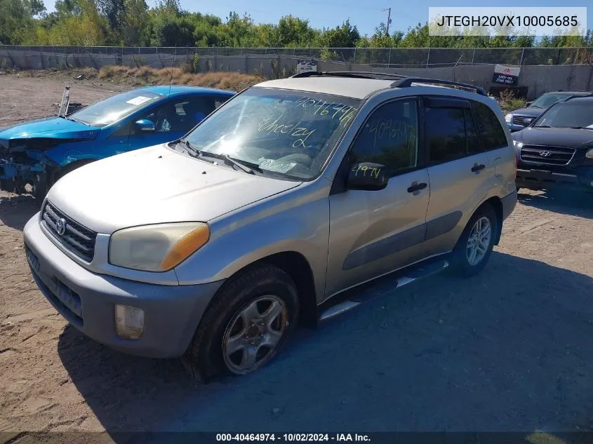 2001 Toyota Rav4 VIN: JTEGH20VX10005685 Lot: 40464974