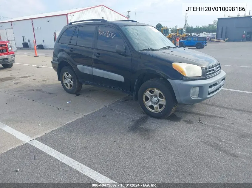 2001 Toyota Rav4 VIN: JTEHH20V010098186 Lot: 40479697