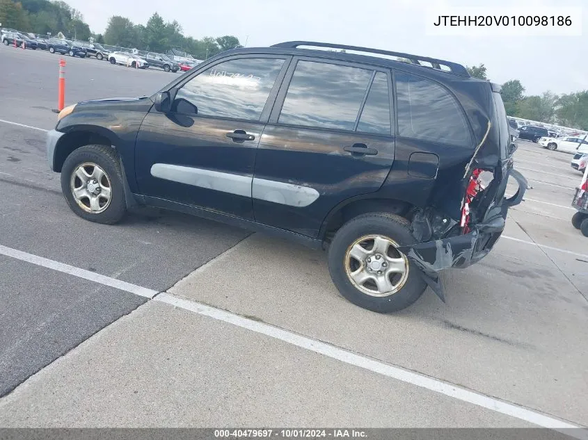 2001 Toyota Rav4 VIN: JTEHH20V010098186 Lot: 40479697