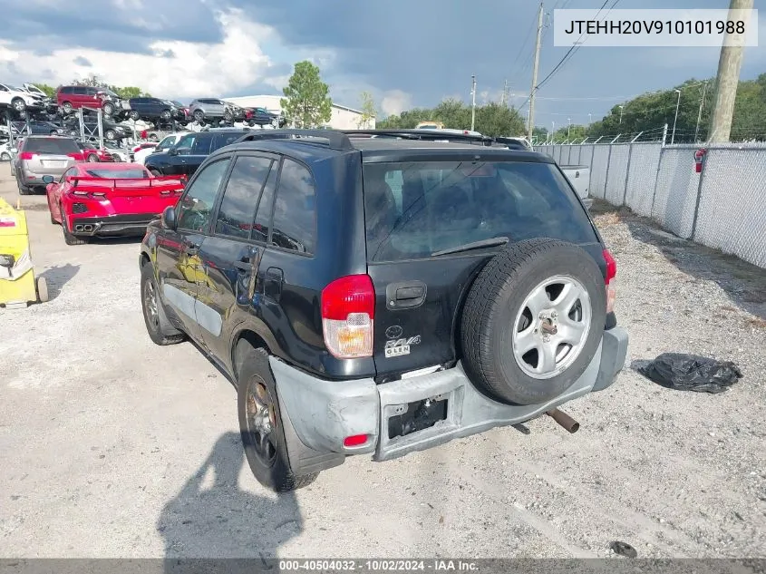 2001 Toyota Rav4 VIN: JTEHH20V910101988 Lot: 40504032