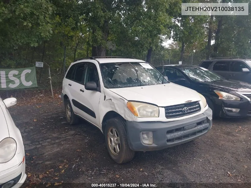 2001 Toyota Rav4 VIN: JTEHH20V210038135 Lot: 40515237