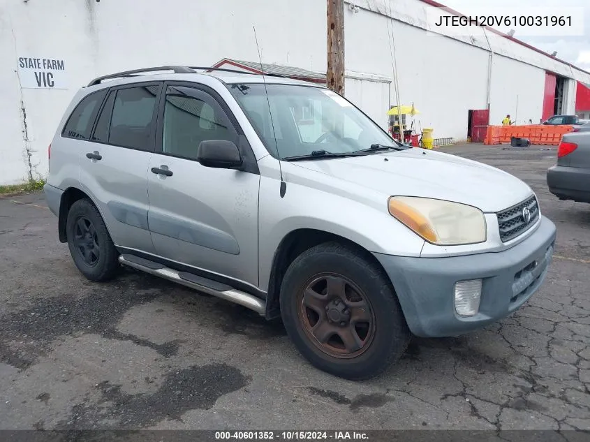 2001 Toyota Rav4 VIN: JTEGH20V610031961 Lot: 40601352