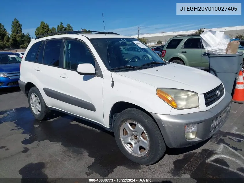 2001 Toyota Rav4 VIN: JTEGH20V010027405 Lot: 40680773