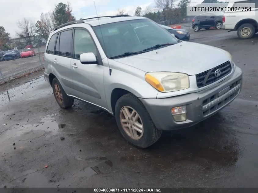 2001 Toyota Rav4 VIN: JTEGH20VX10024754 Lot: 40834071