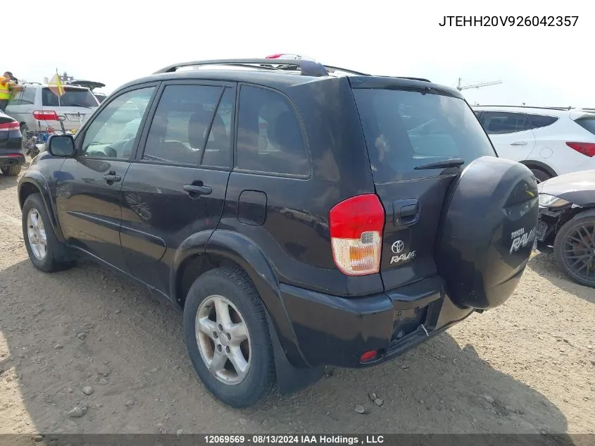 JTEHH20V926042357 2002 Toyota Rav4