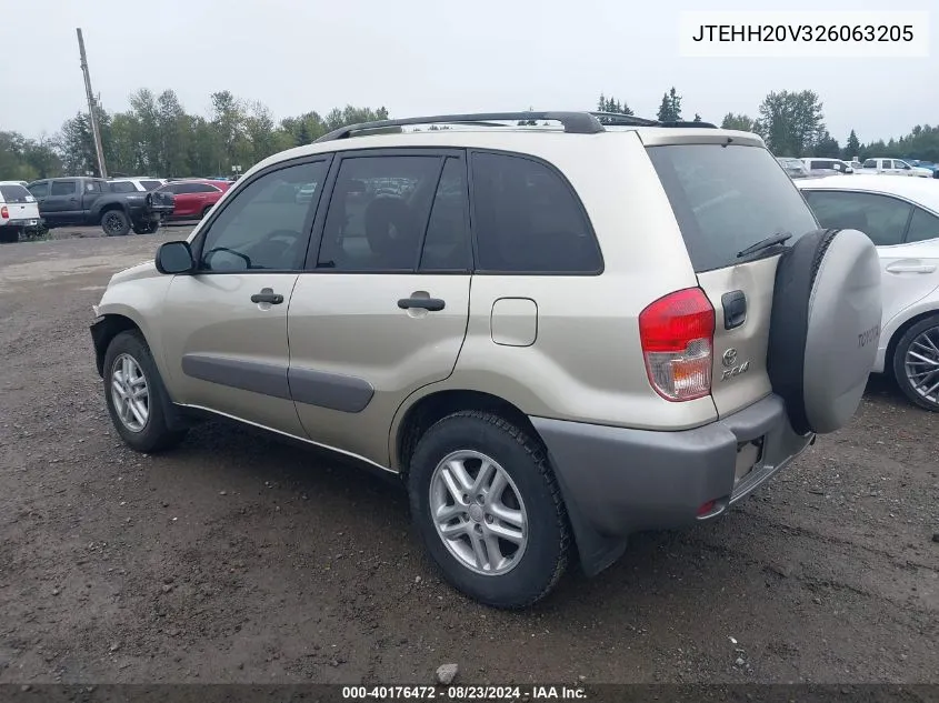 JTEHH20V326063205 2002 Toyota Rav4