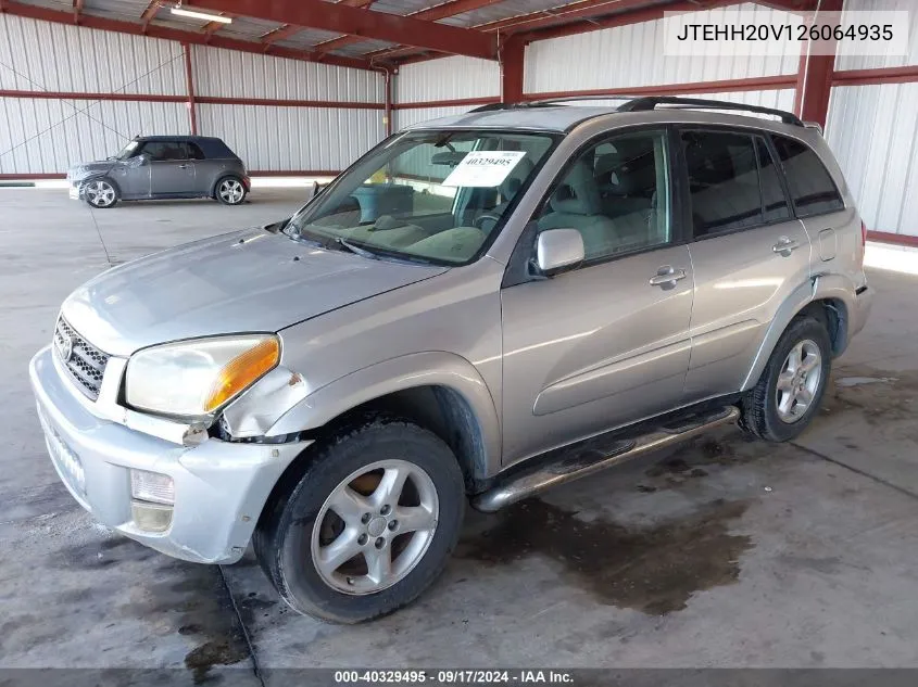 2002 Toyota Rav4 VIN: JTEHH20V126064935 Lot: 40329495