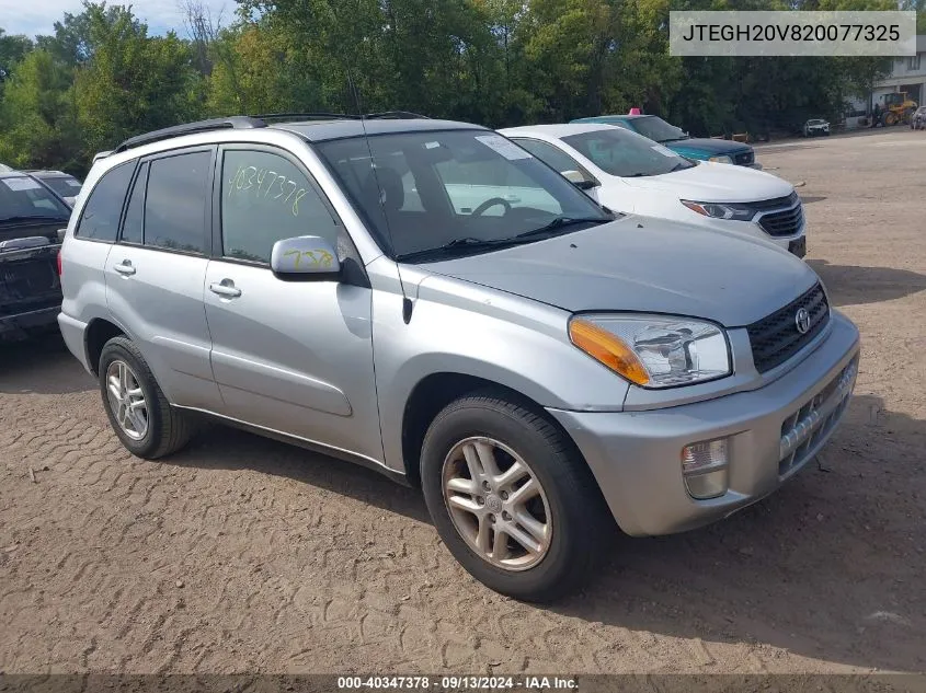 2002 Toyota Rav4 VIN: JTEGH20V820077325 Lot: 40347378