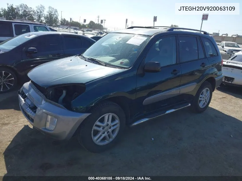 JTEGH20V920063109 2002 Toyota Rav4