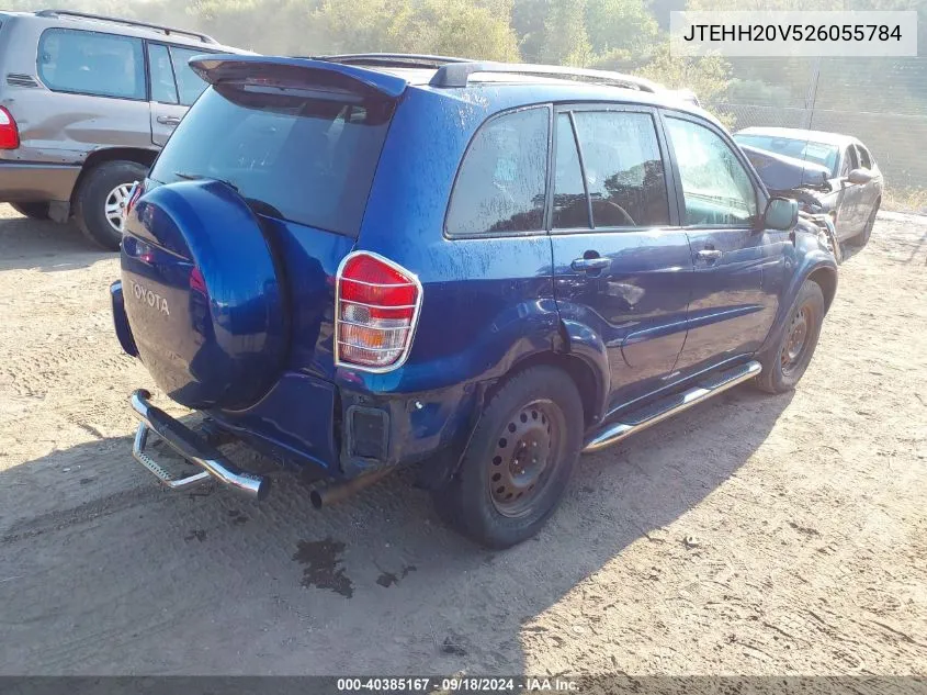 2002 Toyota Rav4 VIN: JTEHH20V526055784 Lot: 40385167