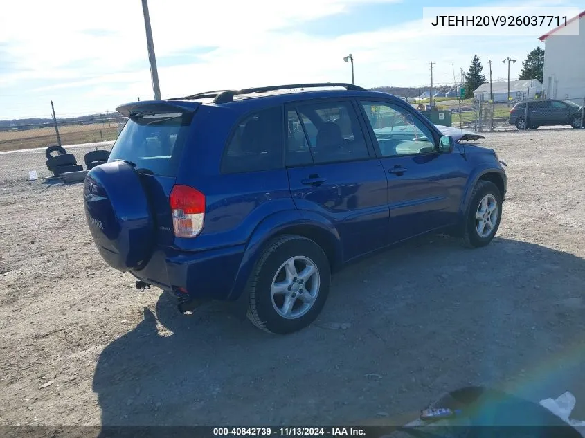 JTEHH20V926037711 2002 Toyota Rav4