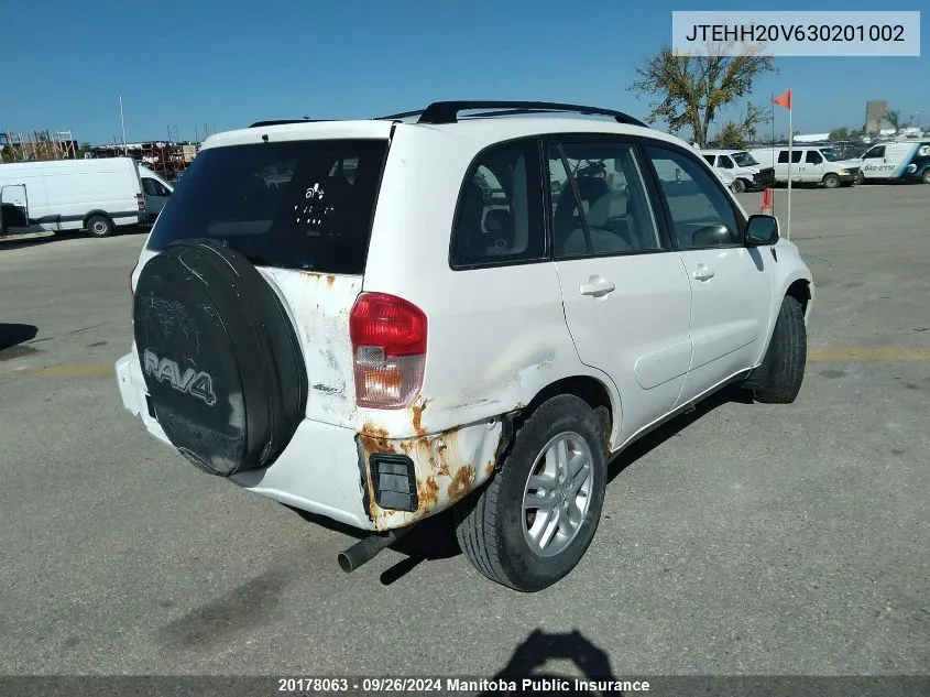 JTEHH20V630201002 2003 Toyota Rav4