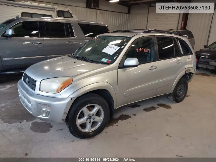 2003 Toyota Rav4 VIN: JTEHH20V636087130 Lot: 40197644