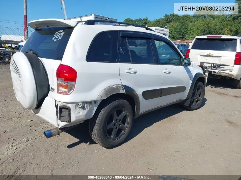 JTEHH20V030203294 2003 Toyota Rav4