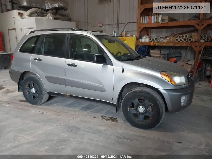 2003 Toyota Rav4 VIN: JTEHH20V236071121 Lot: 40316224