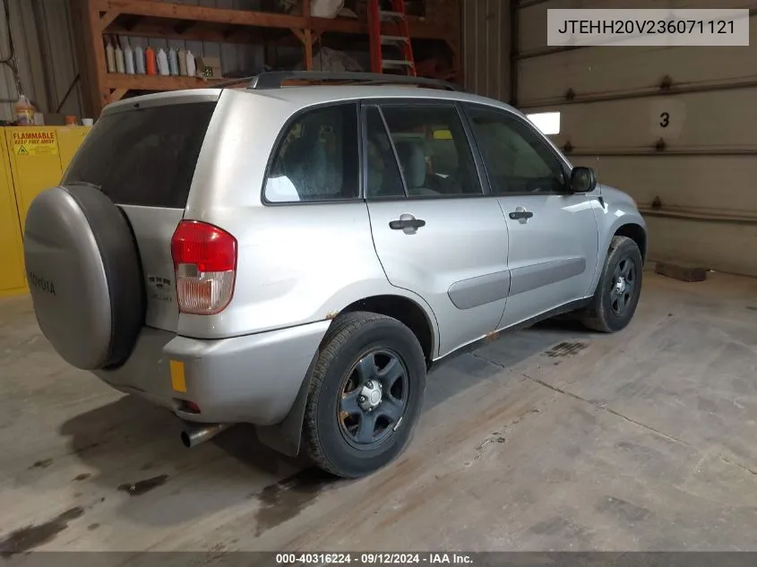 2003 Toyota Rav4 VIN: JTEHH20V236071121 Lot: 40316224