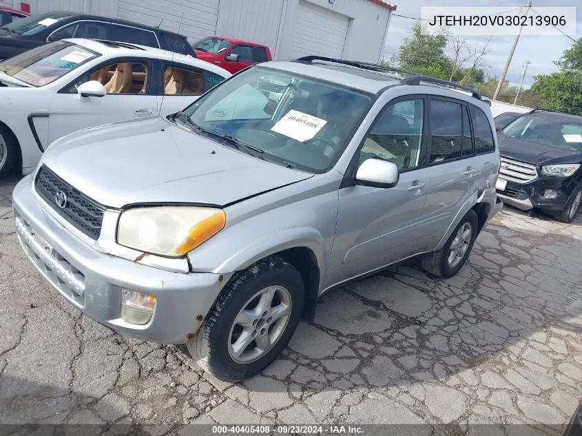 2003 Toyota Rav4 VIN: JTEHH20V030213906 Lot: 40405408