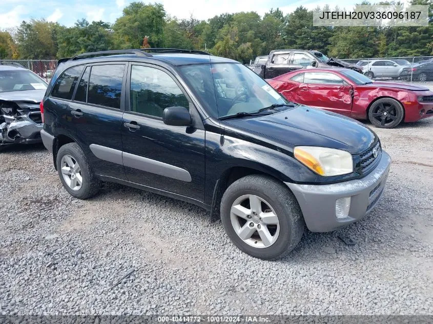 2003 Toyota Rav4 VIN: JTEHH20V336096187 Lot: 40414772