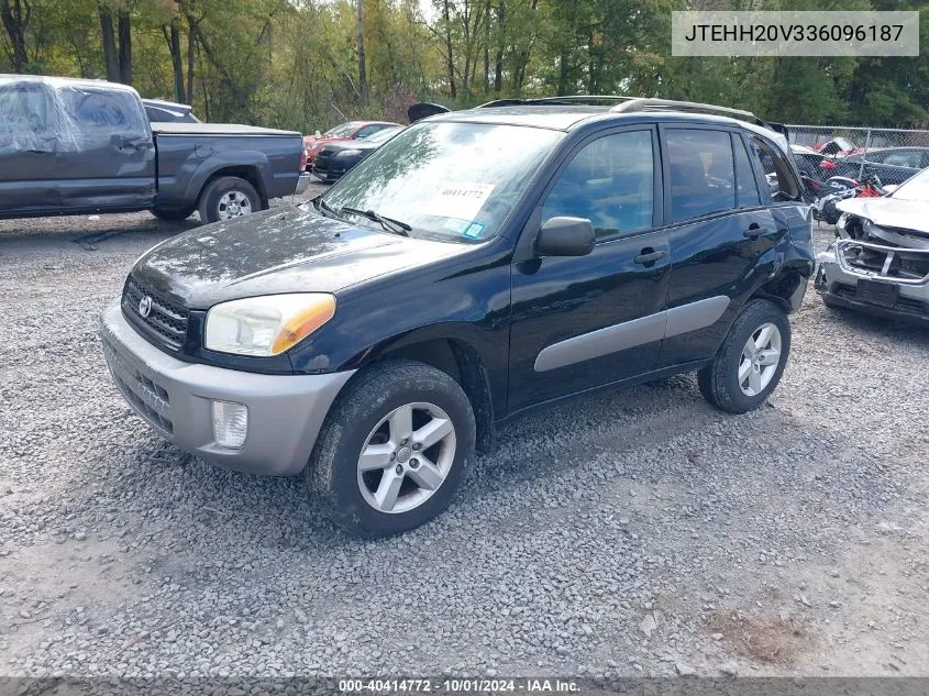 2003 Toyota Rav4 VIN: JTEHH20V336096187 Lot: 40414772