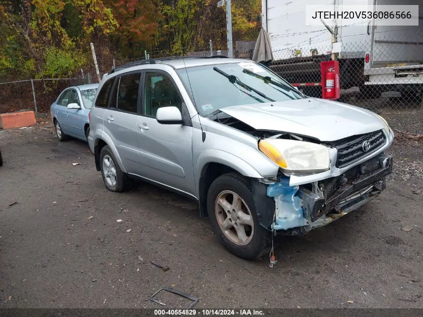 2003 Toyota Rav4 VIN: JTEHH20V536086566 Lot: 40554829