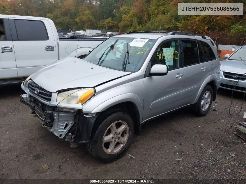 2003 Toyota Rav4 VIN: JTEHH20V536086566 Lot: 40554829