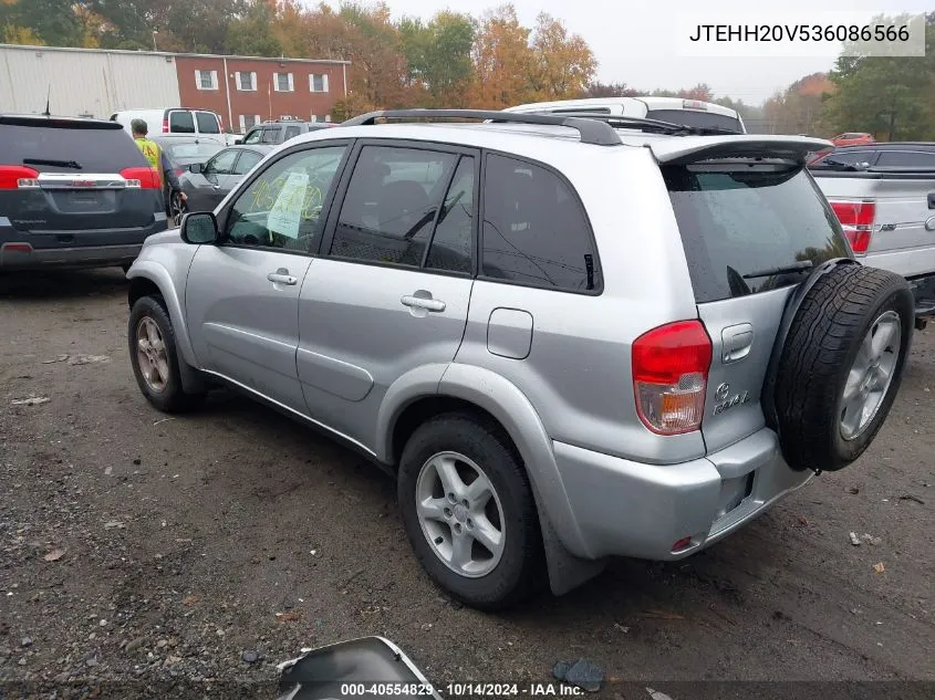 2003 Toyota Rav4 VIN: JTEHH20V536086566 Lot: 40554829